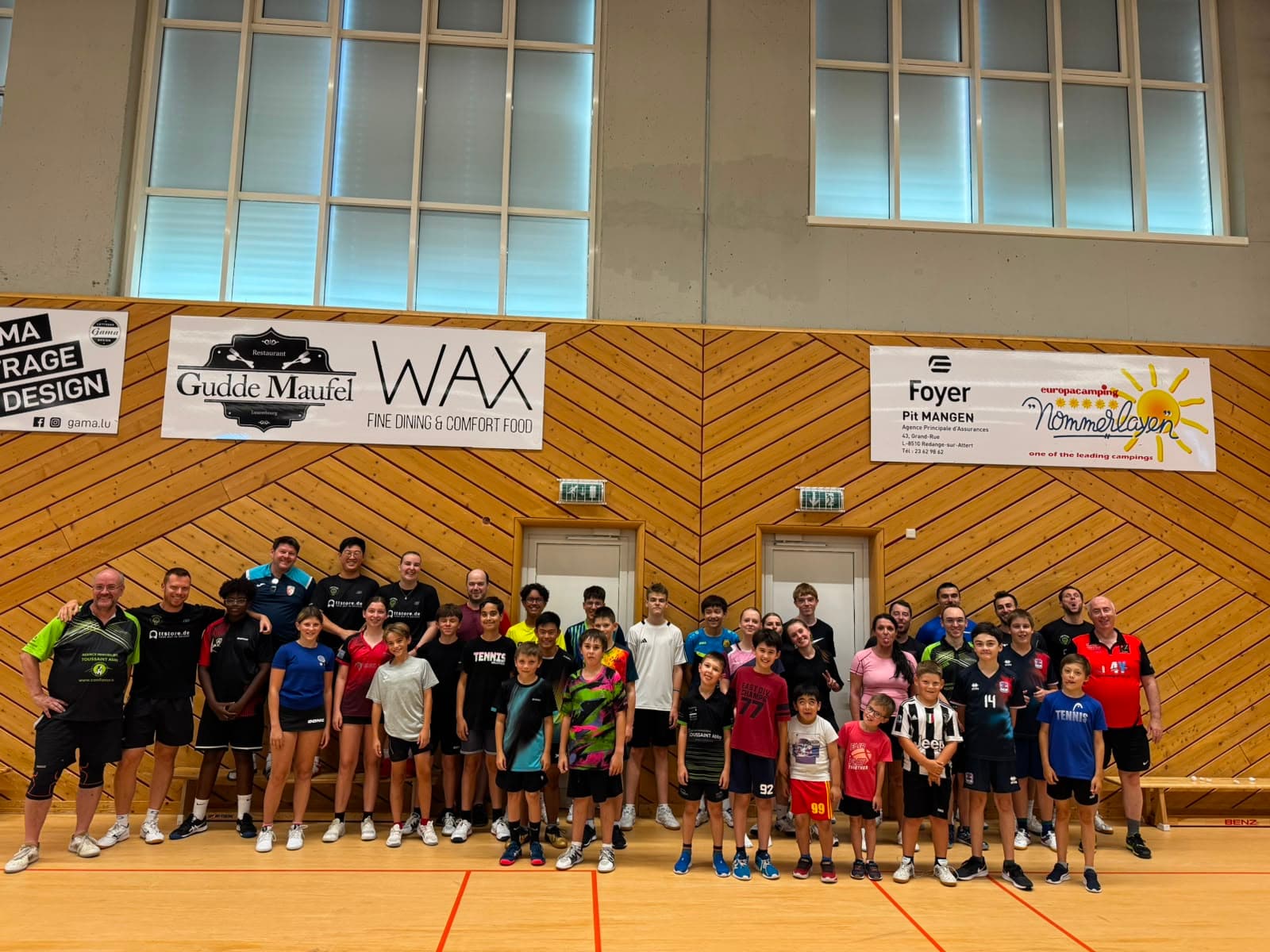 Players and coaches from week one of the Fortress Summer Camp 2026