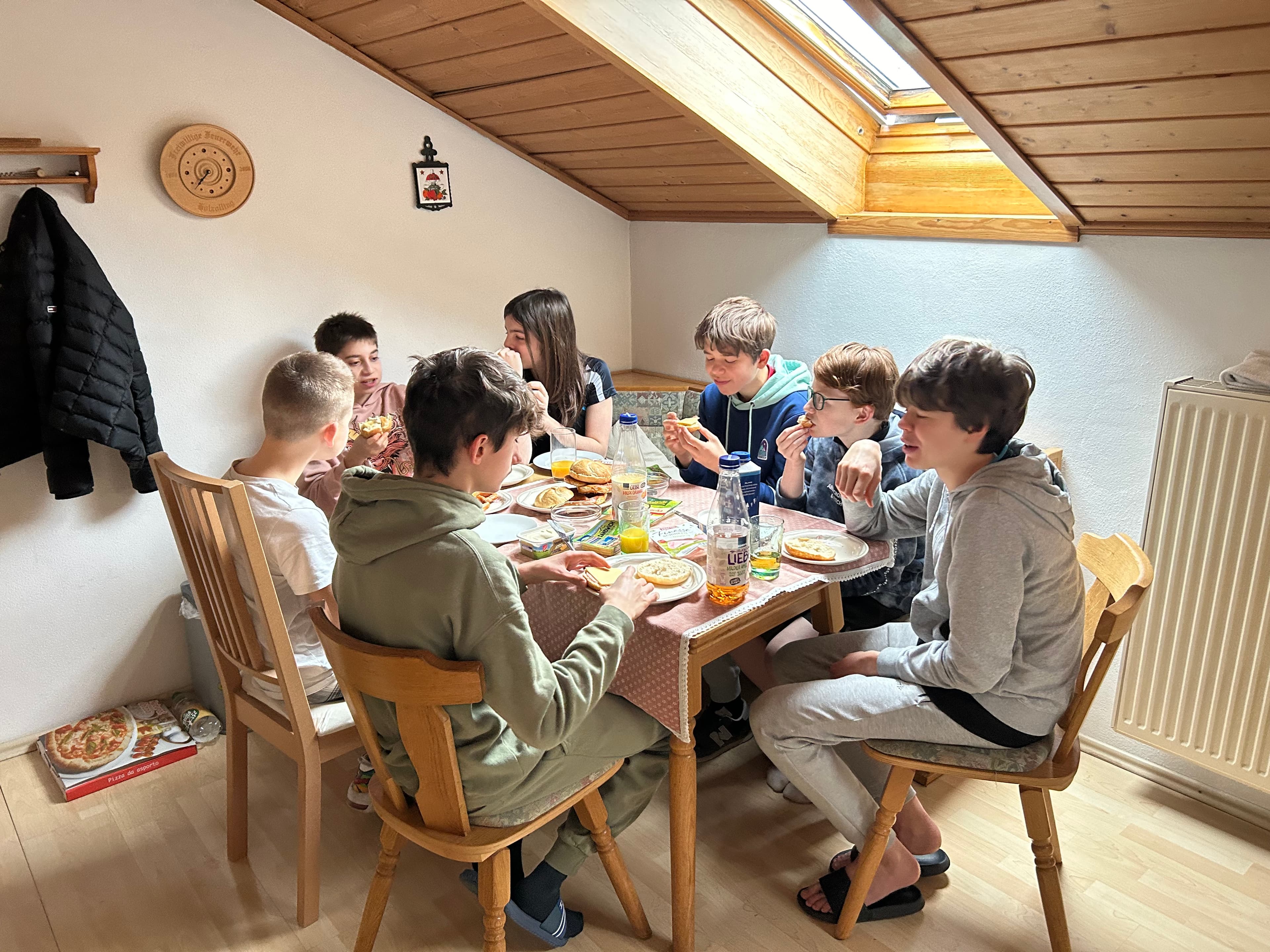 Fortress players at TopSpin camp in Bad Aibling