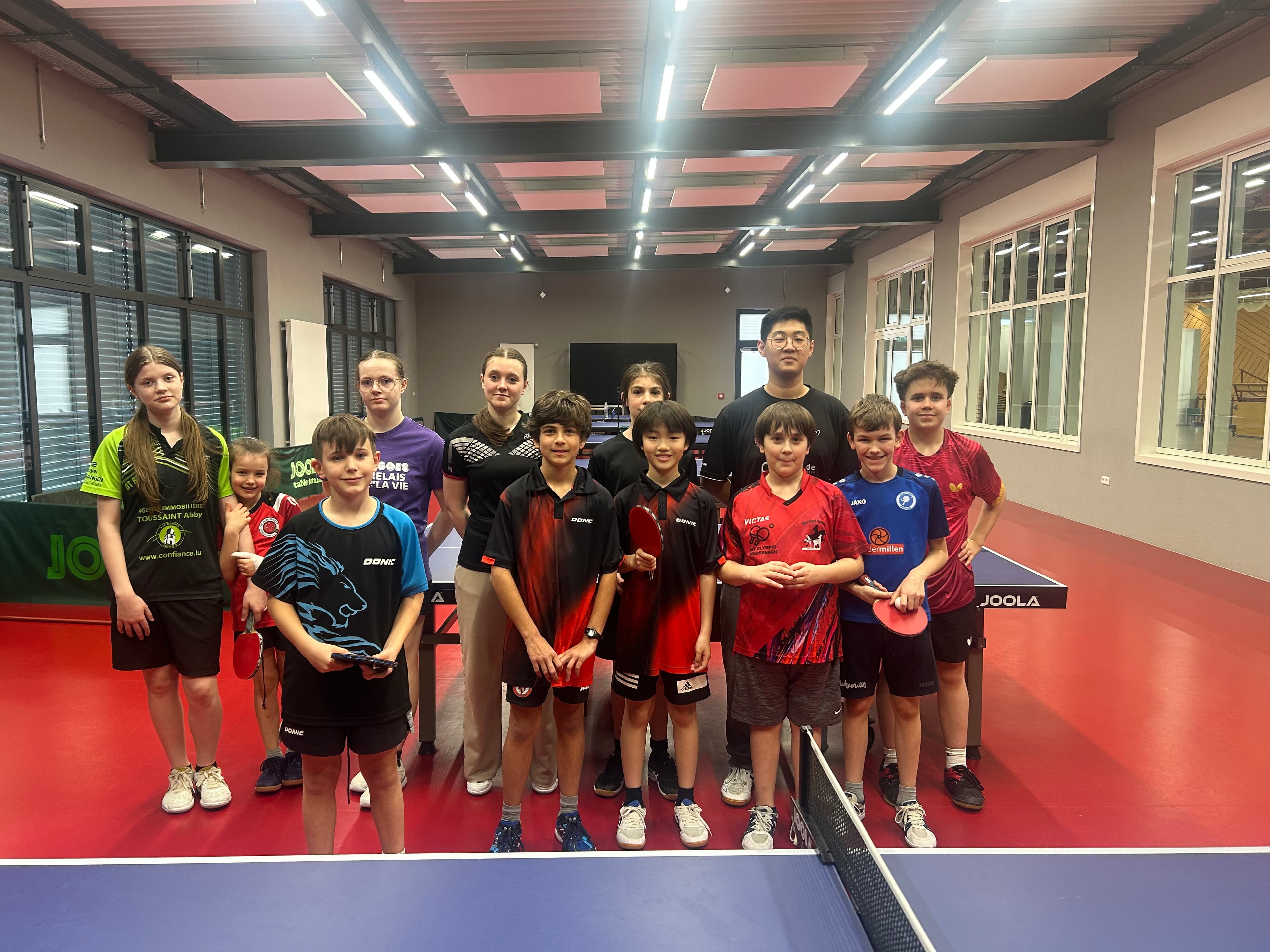 Players and coaches at the Easter 2026 training camp